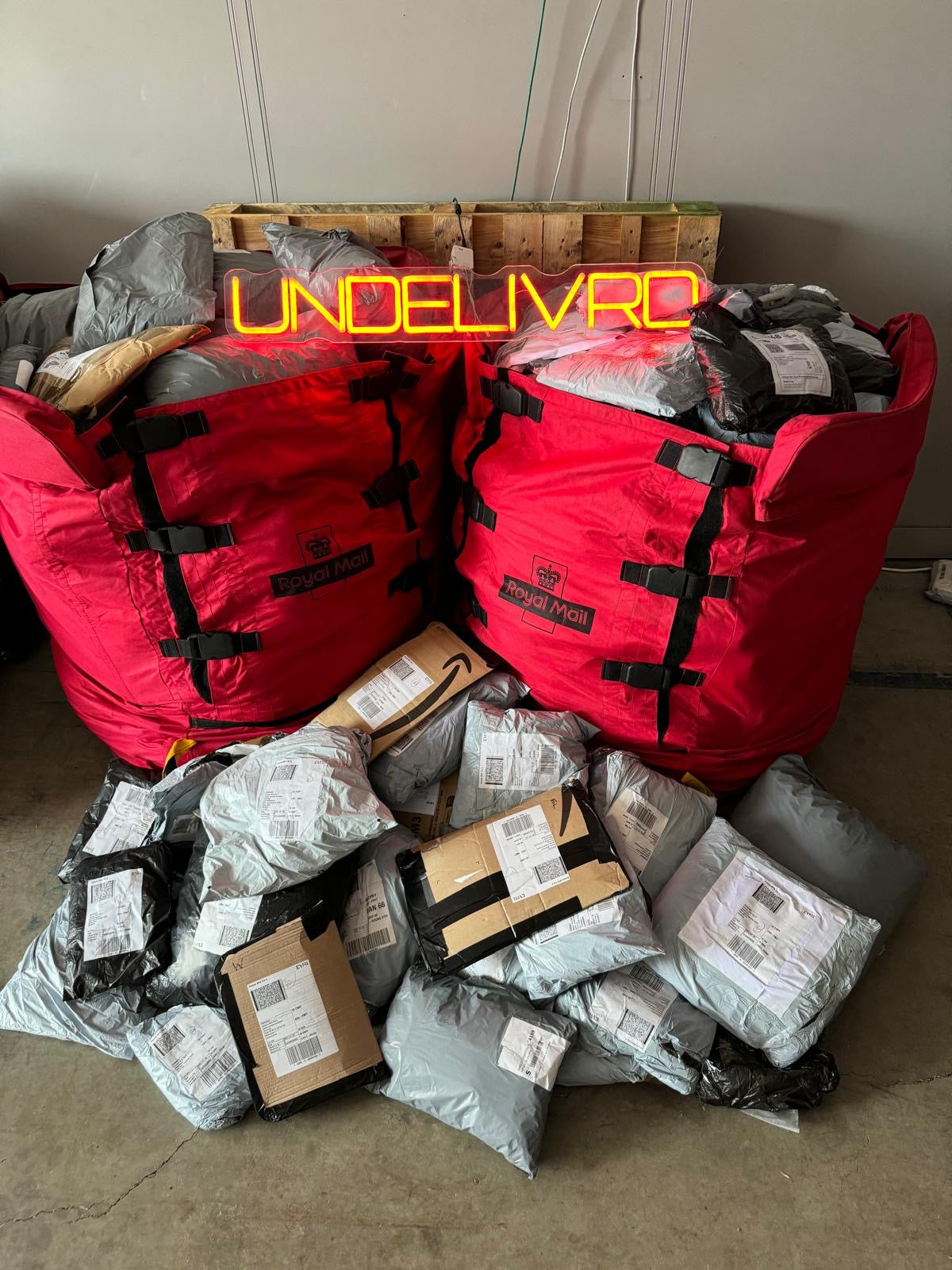 Undelivered Courier Parcels