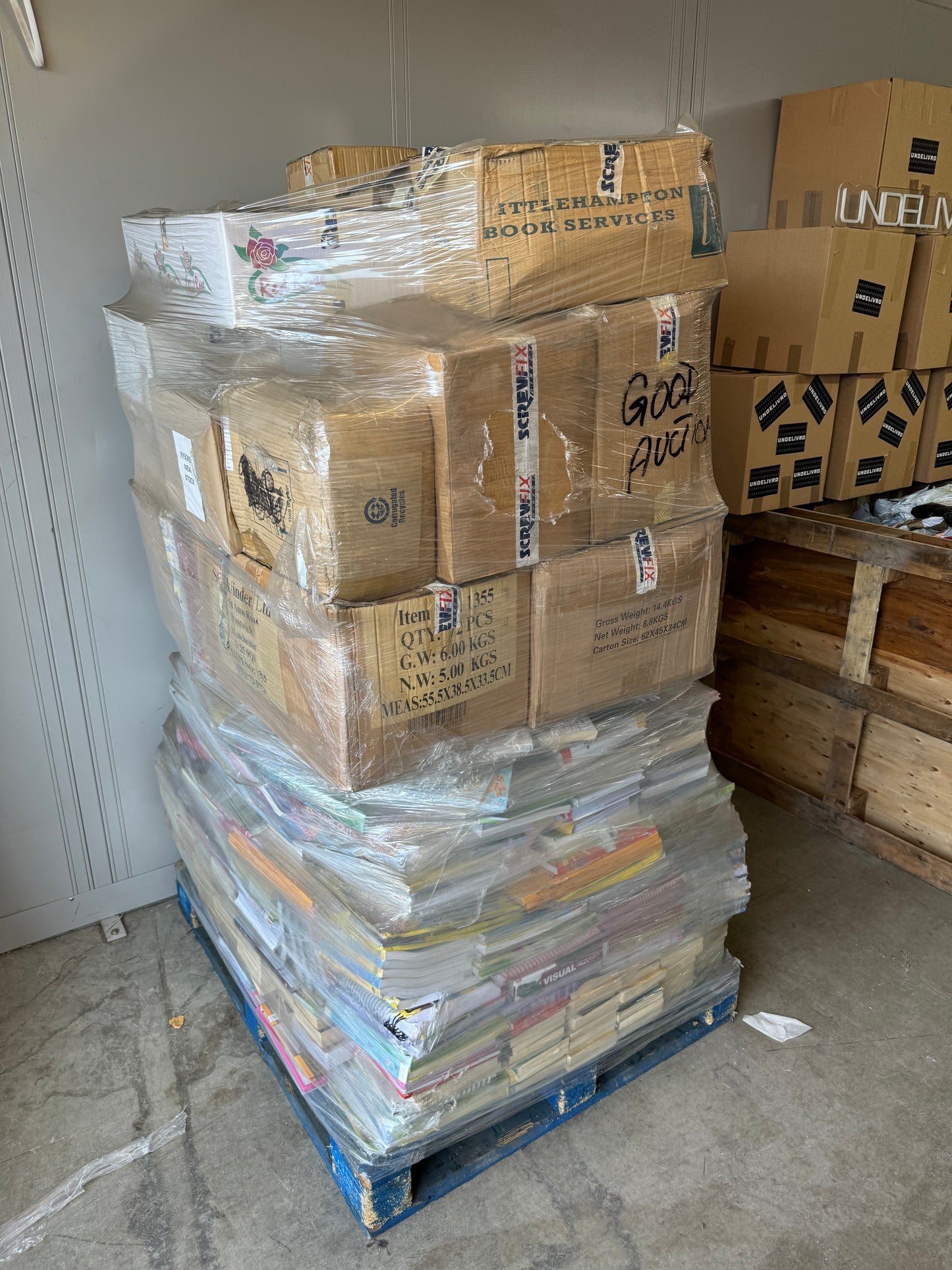 Pallet of Unchecked Major Retailer Returns